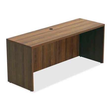 Lorell Lorell Credenza - 66.1" x 23.6" x 30" - Walnut - Chateau Series 34309